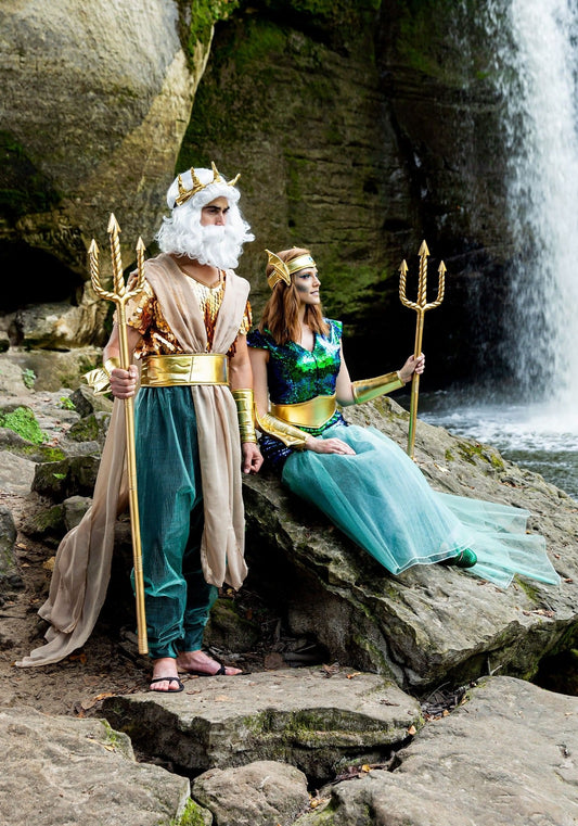 Costume de roi et reine de Neptune