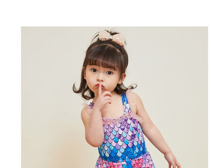 Traje de baño de sirena para niños