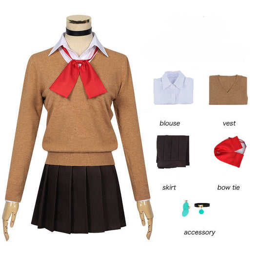 Authentic Look  Dandadan Momo Ayase Uniform Cosplay Costume