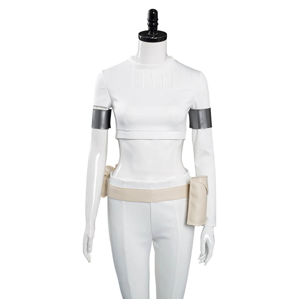 Princess Amidala Costume Padme Crop Top Action Jumpsuit Geonosis Attire
