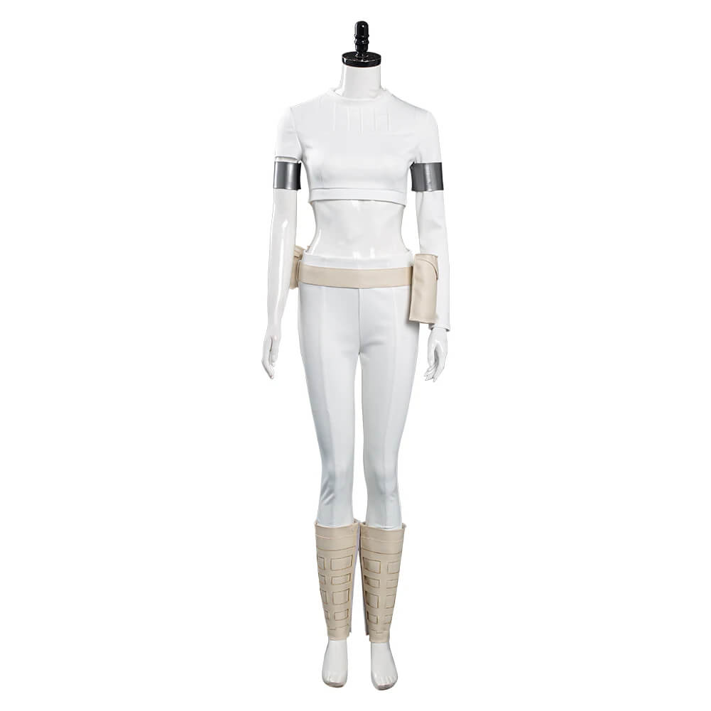 Princess Amidala Costume Padme Crop Top Action Jumpsuit Geonosis Attire