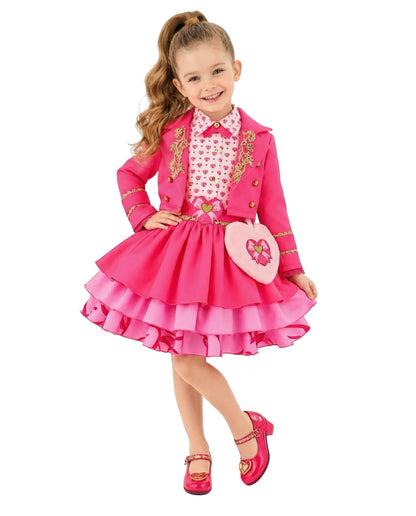 Pink Wicked Wonderland Costume Movie 5  Princess Pink Cosplay Jacket Shirt Skirt and Bag 4pcs Full Set