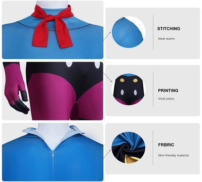 Poppy Playtime Chapter 5: Broken Things Clown Costume Prototype 1006 Cosplay Outfit
