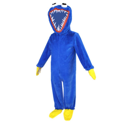 Kids Poppy Playtime Cosplay Outfit Huggy Wuggy Costume Plush Party Clothes Set