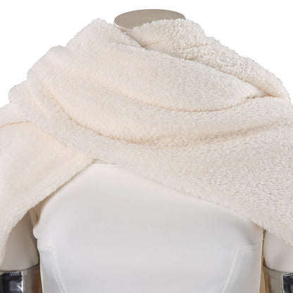 Padme Costume Princess Padme Amidala Two-piece White Action Attire on Geonosis