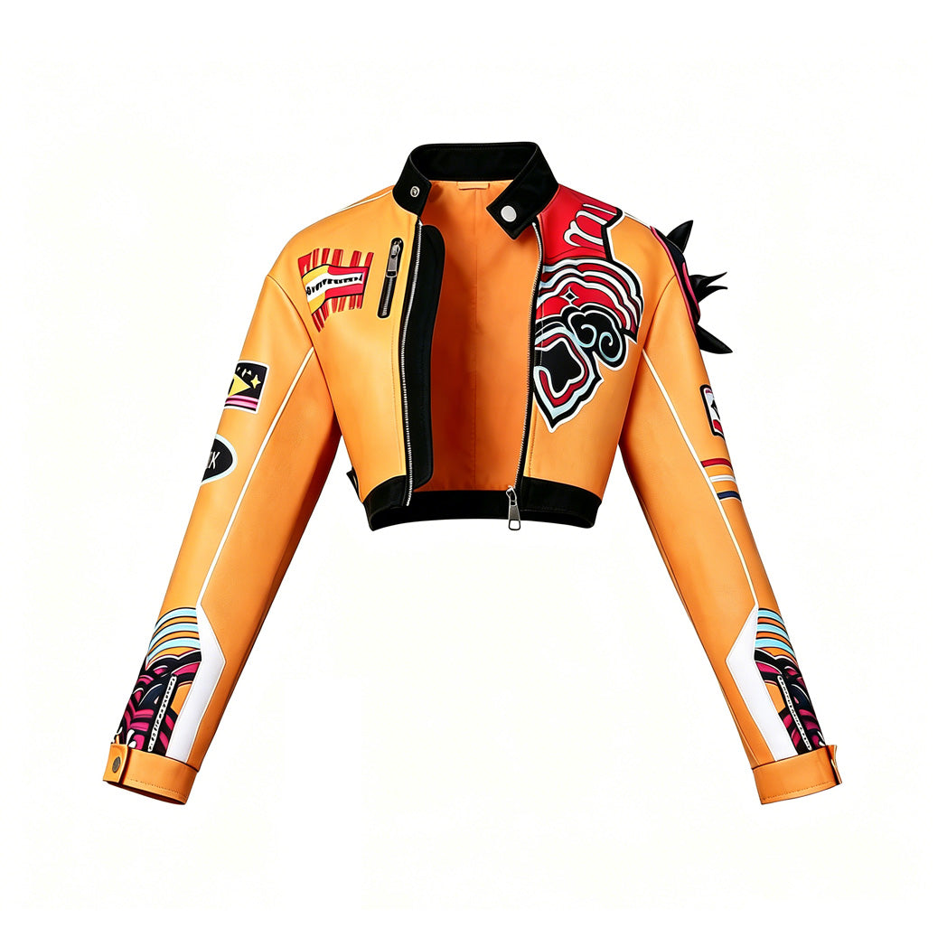 KPop Rumi 6-Piece Costume Deluxe Rumi Cosplay Yellow Jacket Shorts Full Set