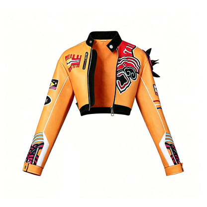KPop Rumi 6-Piece Costume Deluxe Rumi Cosplay Yellow Jacket Shorts Full Set