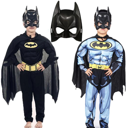 Boys Bat Costume Batboy Fancy Kids Superhero Costumes Comic Cosplay Outfits