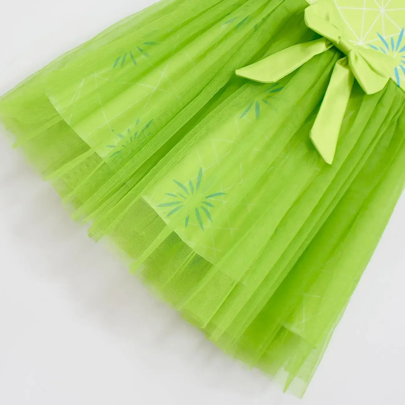 Disfraz de Cosplay de Alta Calidad de Alegría de Inside Out, Vestido de Princesa con Lazo, Peluca/Máscara, Vestido de Disfraz de Asco de la Película para Niñas, Halloween, Carnaval, Cumpleaños