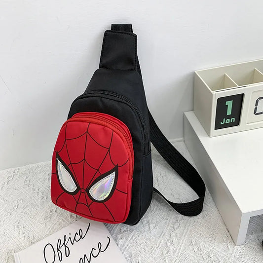 Kids Spiderman Shoulder Bag Canvas Sports Crossbody Bags