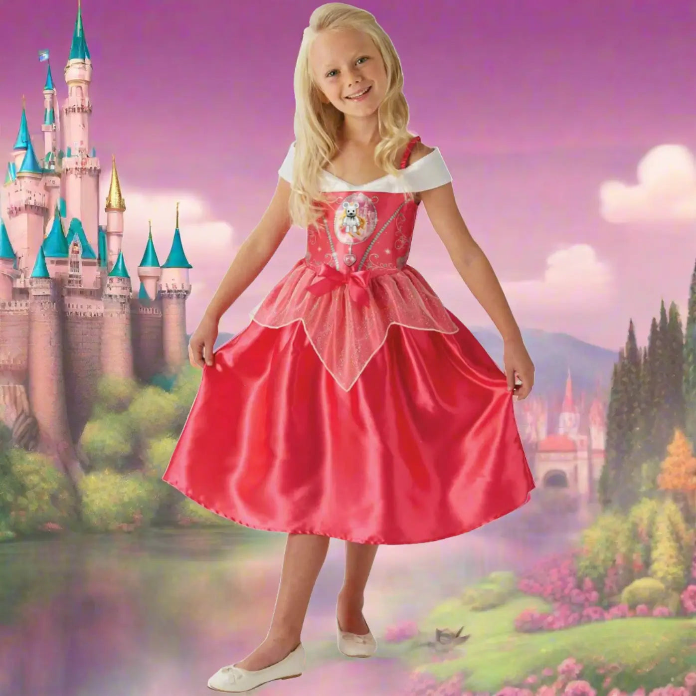 Robe de princesse Costume de conte de fées Tenue de fête pour filles Combinaison de Cosplay d'anniversaire d'Halloween