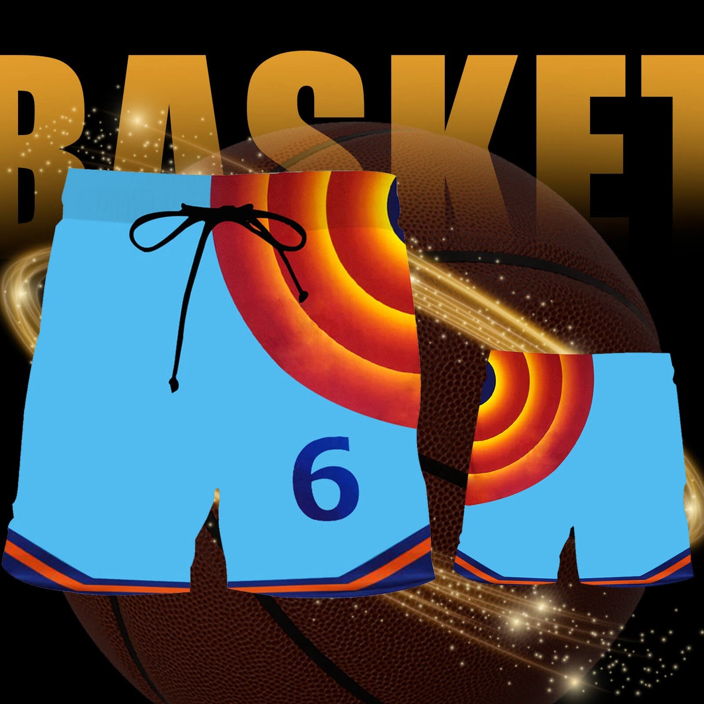 Nouveau maillot et short de basket-ball n° 6 à la mode Tenues de sport pour jeunes et adultes
