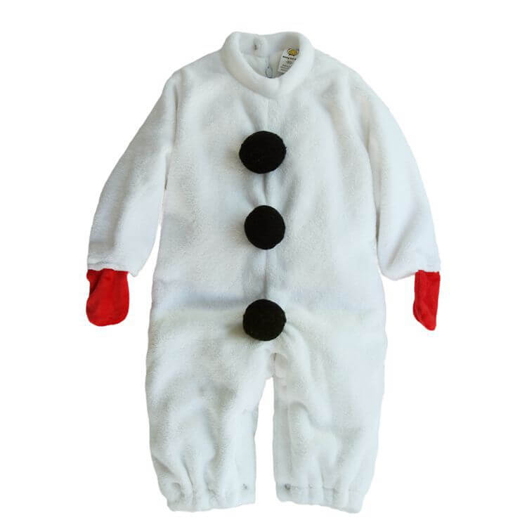 Costume de Noël pour tout-petits, déguisement de petit lutin du Père Noël ou de bonhomme de neige