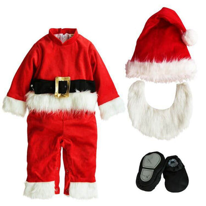 Costume de Noël pour tout-petits, déguisement de petit lutin du Père Noël ou de bonhomme de neige