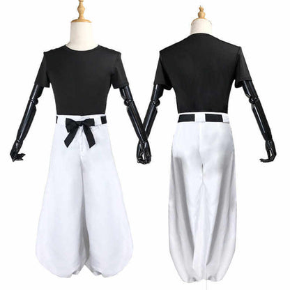 Toji Cosplay Outfit Toji Fushiguro Costume Includes Shirt and Pants With Black Belt Cosplay Full Set