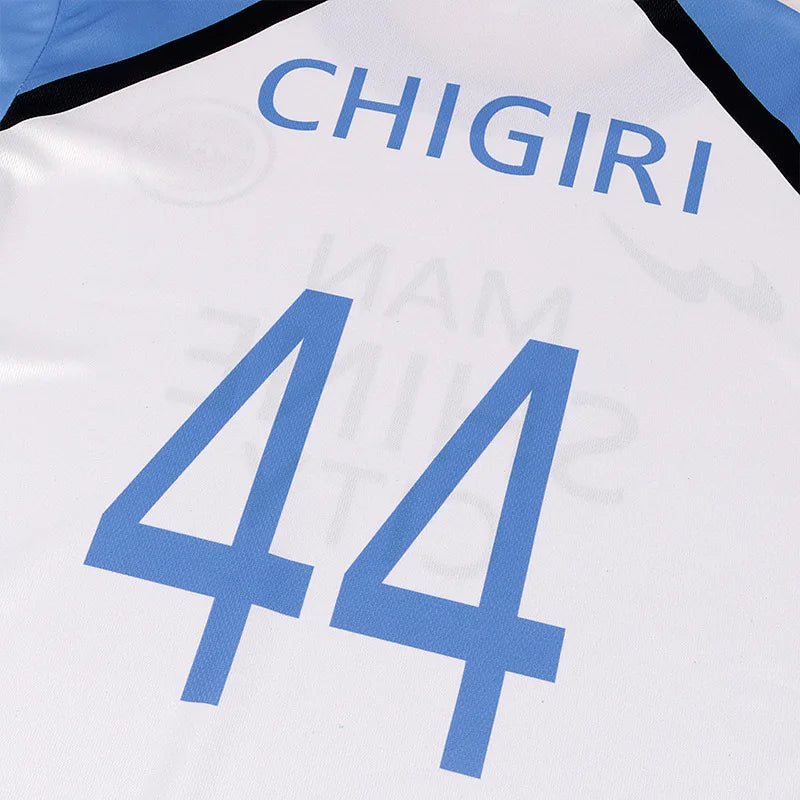 Uniforme de fútbol Nagi Seishiro No.11 unisex Manshine City camiseta Hyoma Chigiri