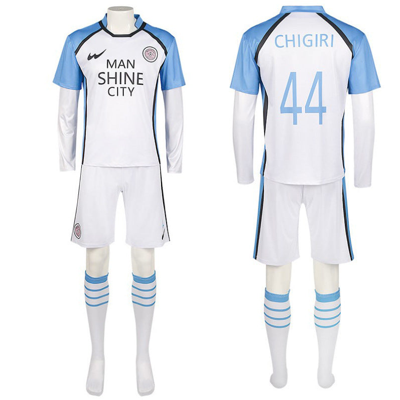 Uniforme de fútbol Nagi Seishiro No.11 unisex Manshine City camiseta Hyoma Chigiri