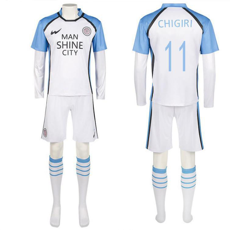 Uniforme de fútbol Nagi Seishiro No.11 unisex Manshine City camiseta Hyoma Chigiri