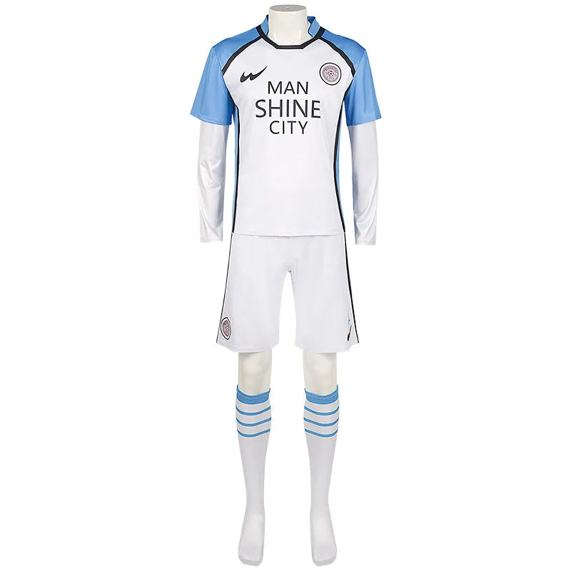 Uniforme de fútbol Nagi Seishiro No.11 unisex Manshine City camiseta Hyoma Chigiri