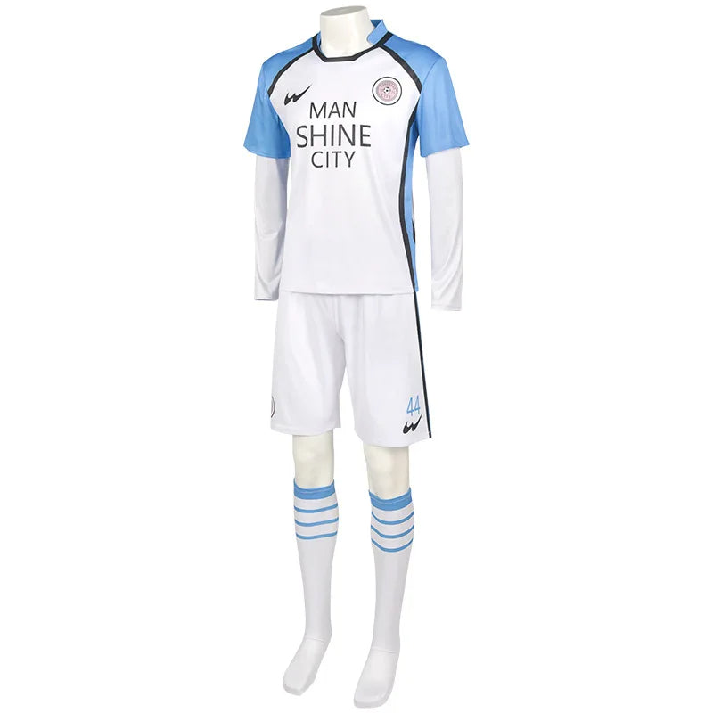 Uniforme de fútbol Nagi Seishiro No.11 unisex Manshine City camiseta Hyoma Chigiri
