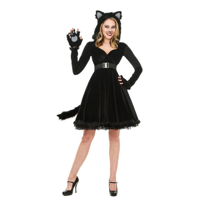 Family Cat Costumes Adult and Kids Black Cat Costume Family Dress Up Suit