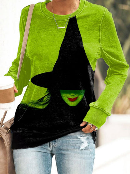 Women Elphaba Shirt Wicked The Good Witch Green Shirt and Pants Wicked Costume