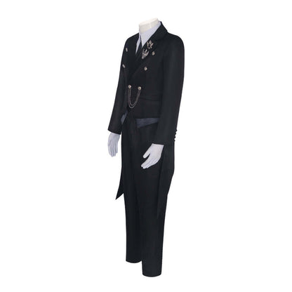Mens Sebastian Michaelis Costume Sebastian Cosplay Outfit Halloween Dress Up Full Set
