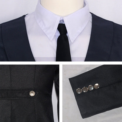 Mens Sebastian Michaelis Costume Sebastian Cosplay Outfit Halloween Dress Up Full Set