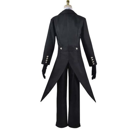 Mens Sebastian Michaelis Costume Sebastian Cosplay Outfit Halloween Dress Up Full Set