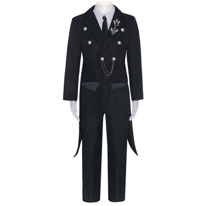 Mens Sebastian Michaelis Costume Sebastian Cosplay Outfit Halloween Dress Up Full Set