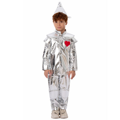 Boys Tin Man Costume Party Halloween Kids Tin Man Cosplay Costumes
