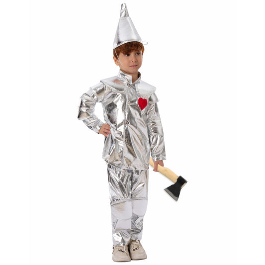 Boys Tin Man Costume Party Halloween Kids Tin Man Cosplay Costumes