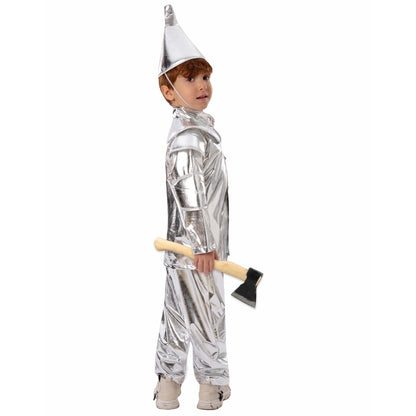 Boys Tin Man Costume Party Halloween Kids Tin Man Cosplay Costumes