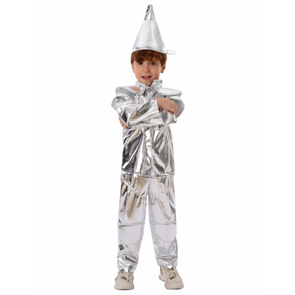 Boys Tin Man Costume Party Halloween Kids Tin Man Cosplay Costumes