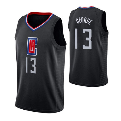 Maillot de Basketball Enfant Adulte GEORGE N°13 Uniforme de Basketball Comprenant un Haut et un Short