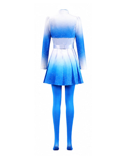 Chloe Costume Blue Princess Skirt with Jacket and Accessories for Kids Adults Halloween Party