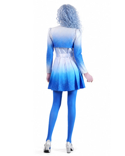 Chloe Costume Blue Princess Skirt with Jacket and Accessories for Kids Adults Halloween Party
