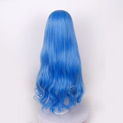 Chloe Descendants Wicked Wonderland Costume Blue Gradient Halloween Cosplay Outfit for Kids and Adult