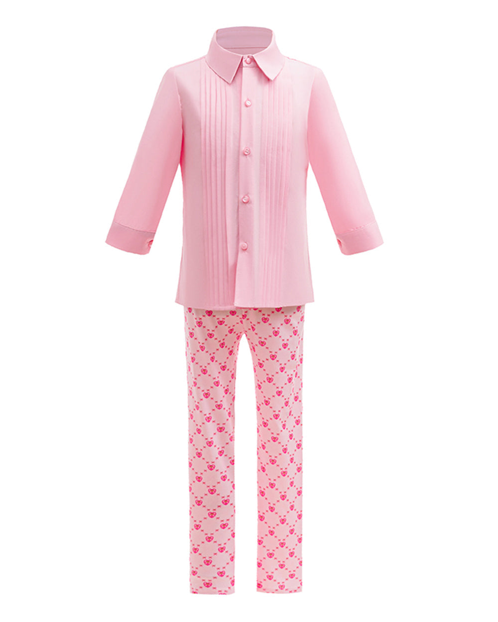 Girls Princess Bridget Costume Movie 5 Pink Outfit with Wig for Halloween Cosplay Party