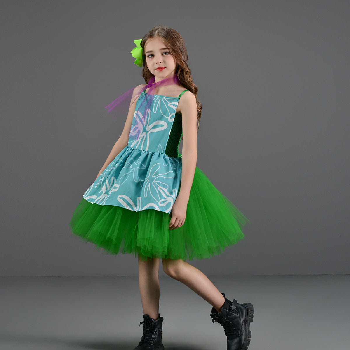 Kids Inside Joy Costume Disgust Dress Anger Tutu Dress Sadness Dress Halloween Costumes
