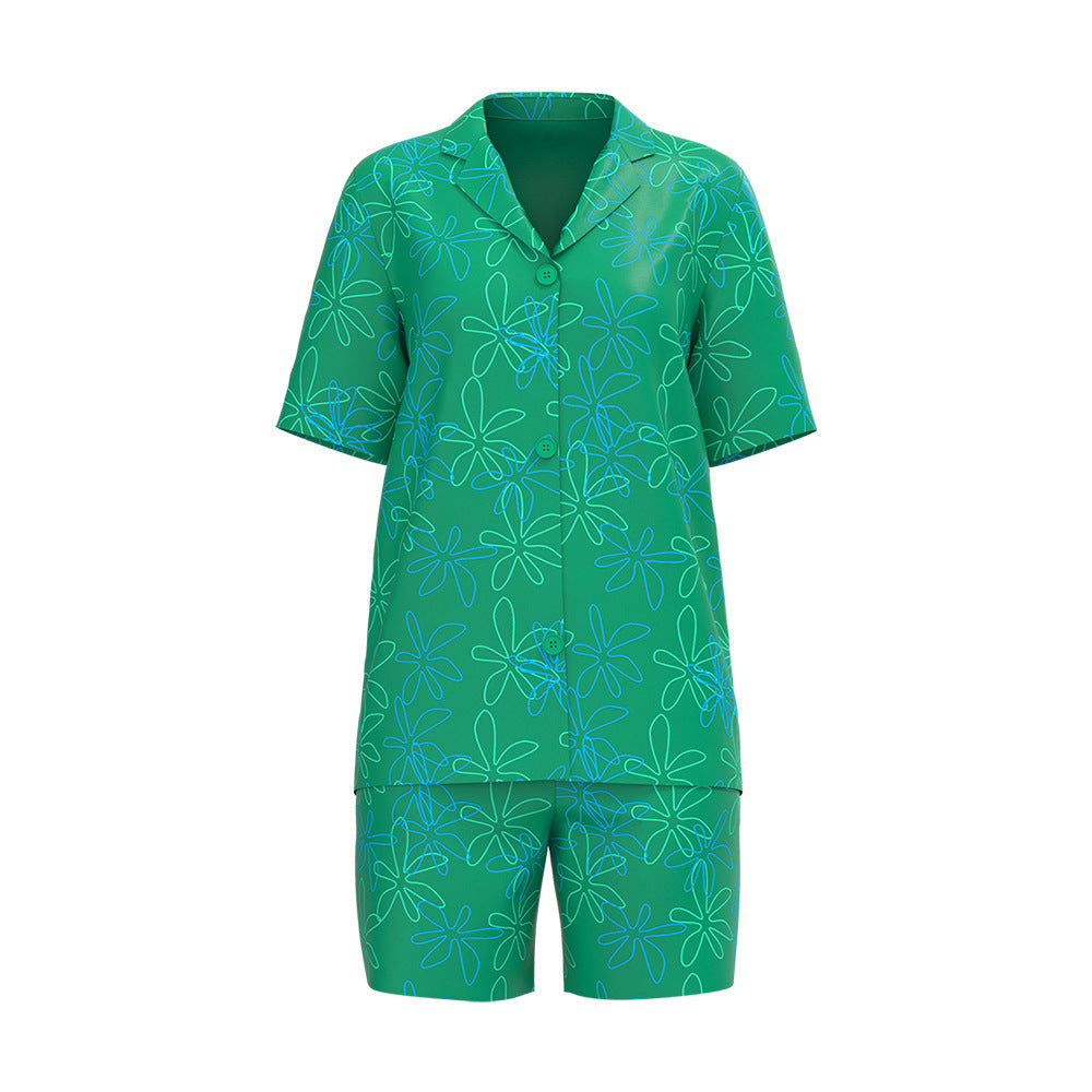 Ensemble pyjama 2 pièces Vice-versa : dégoût, joie, envie, peur et colère – Haut de pyjama et pantalon en soie douce
