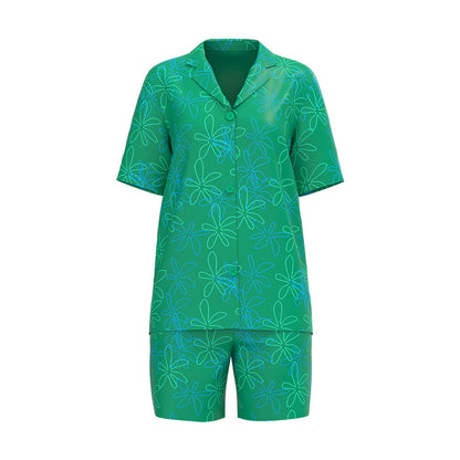 Ensemble pyjama 2 pièces Vice-versa : dégoût, joie, envie, peur et colère – Haut de pyjama et pantalon en soie douce