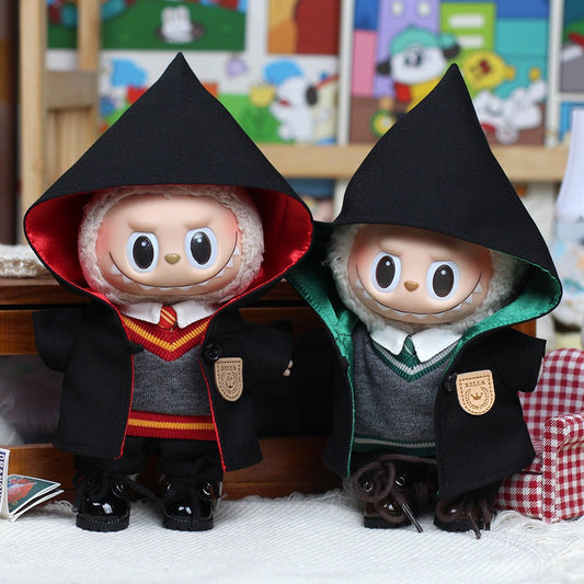 6.7in Labubu Clothes 2 Piece in Bundle Cute Couple Plush Doll Outfits Accessories