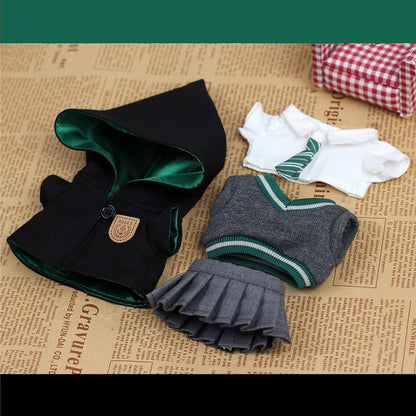 6.7in Labubu Clothes 2 Piece in Bundle Cute Couple Plush Doll Outfits Accessories