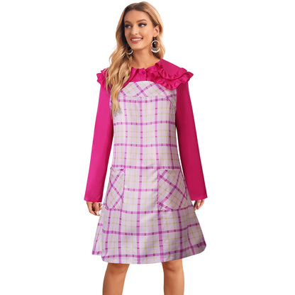 Enid Cosplay Costume Wednesday Addams Enid Sinclair Dress Suit Halloween Party Outfit for Girls Women