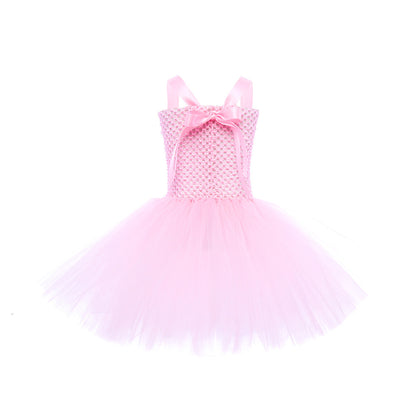 Kids Easter Pink Tutu Bunny Dress and Headband Girls Bunny Costume For Party Cosplay
