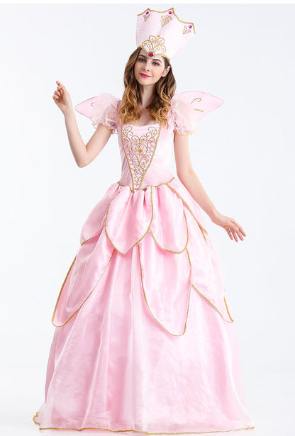 Disfraz de Bruja Buena Glinda para Fiesta de Disfraces Carnaval