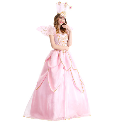 Disfraz de Bruja Buena Glinda para Fiesta de Disfraces Carnaval