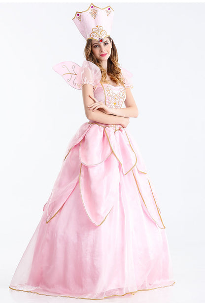 Disfraz de Bruja Buena Glinda para Fiesta de Disfraces Carnaval