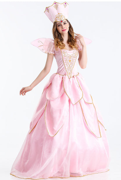 Disfraz de Bruja Buena Glinda para Fiesta de Disfraces Carnaval